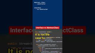 Interface Vs Abstractclass In Java