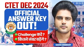 Ctet 2024 Dec Answer Key Out By Sachin Choudhary Live