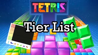 Tetris Blocks Tier List