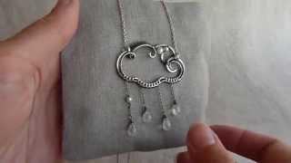 Wire pendant Rain Cloud