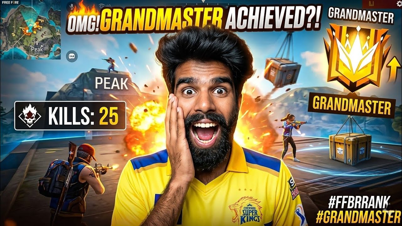 CS RANK PUSH TO GRANDMASTER 🌟 24×7 LIVE 🛑 FREE FIRE - YouTube
