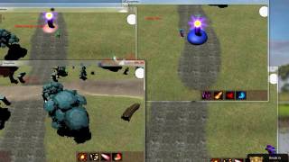 MOBA spell cast and tower testing with Unity Forge Networking