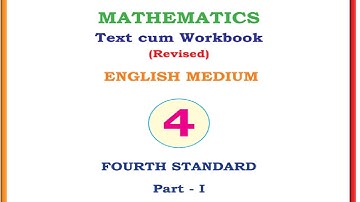 4th class mathematics part -1 text book pdf English medium Karnataka state syllabus