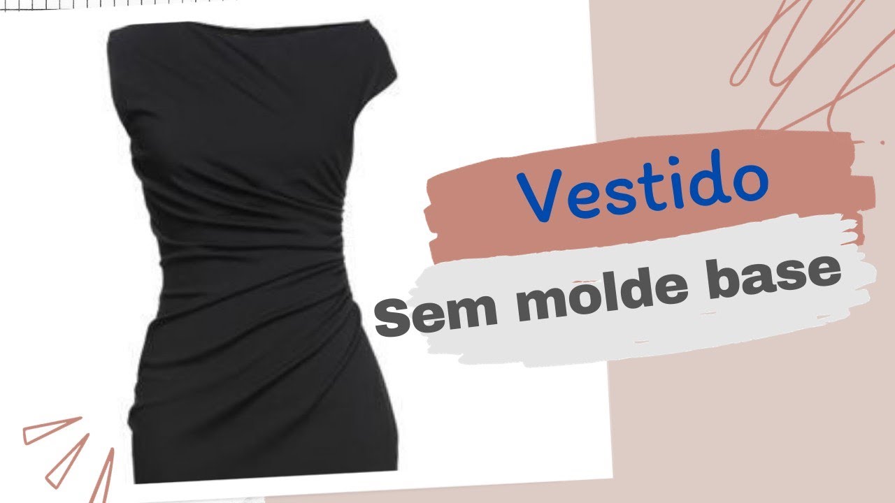 COMO  MODELAR VESTIDO DE MALHA COM DRAPEADO NA CINTURA
