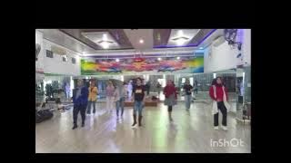 Hujan Di Malam Minggu // Line Dance//Choreo/Muhammad Yani - INA- July 2025// Demo By Icha & Teman2