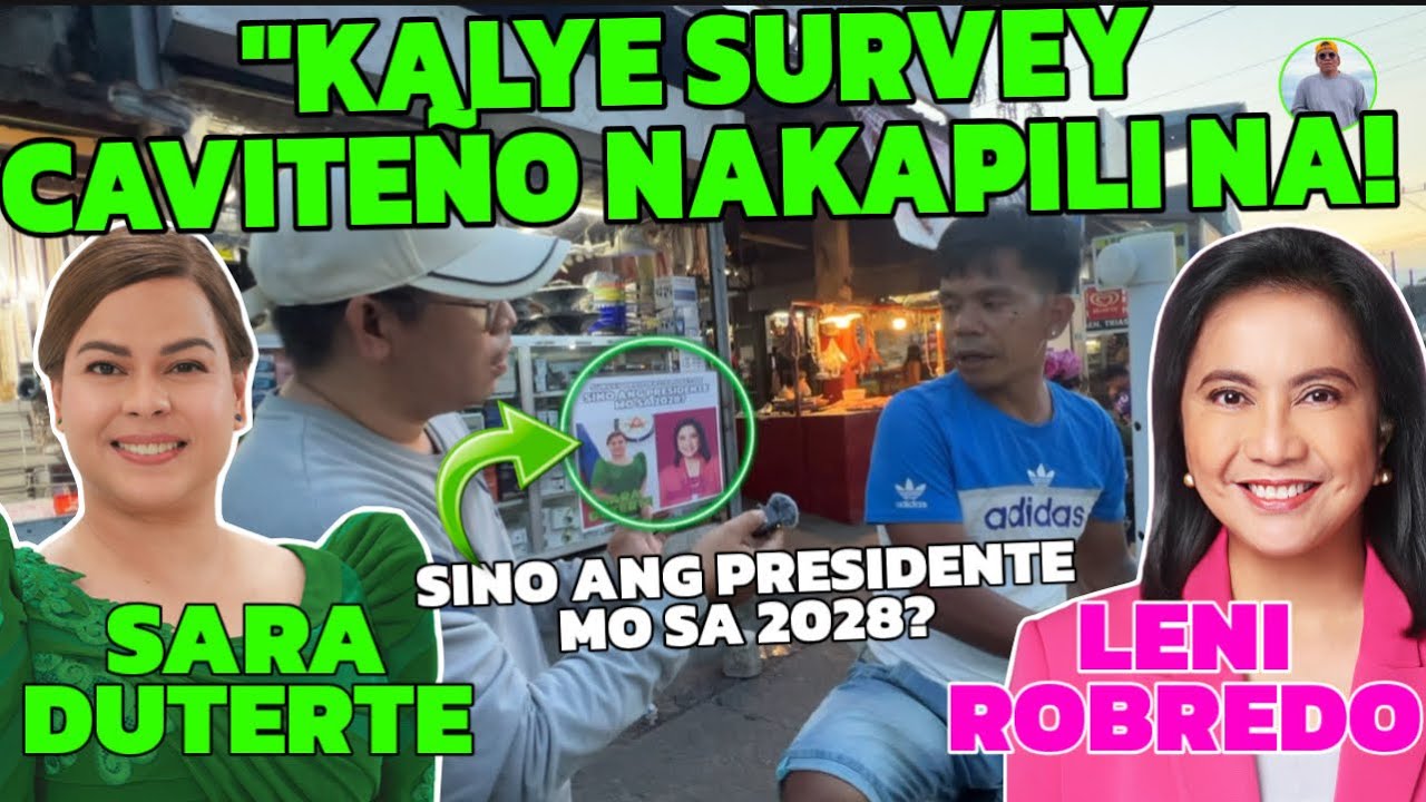 KALYE SURVEY! BAKIT GANITO ANG CAVITEÑO KAY INDAY SARA DUTERTE! SINO PRESIDENTE MO SA 2028? 
