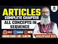 Articles | Complete Chapter | English Grammar For SSC, Bank &amp; MPSI | ANUPAM SIR