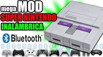 CONTROLES BLUETOOTH en SUPER NINTENDO - BLUERETRO simple