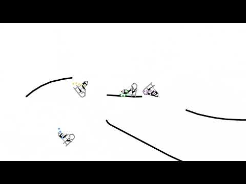 Line rider race - Purple - who will win?