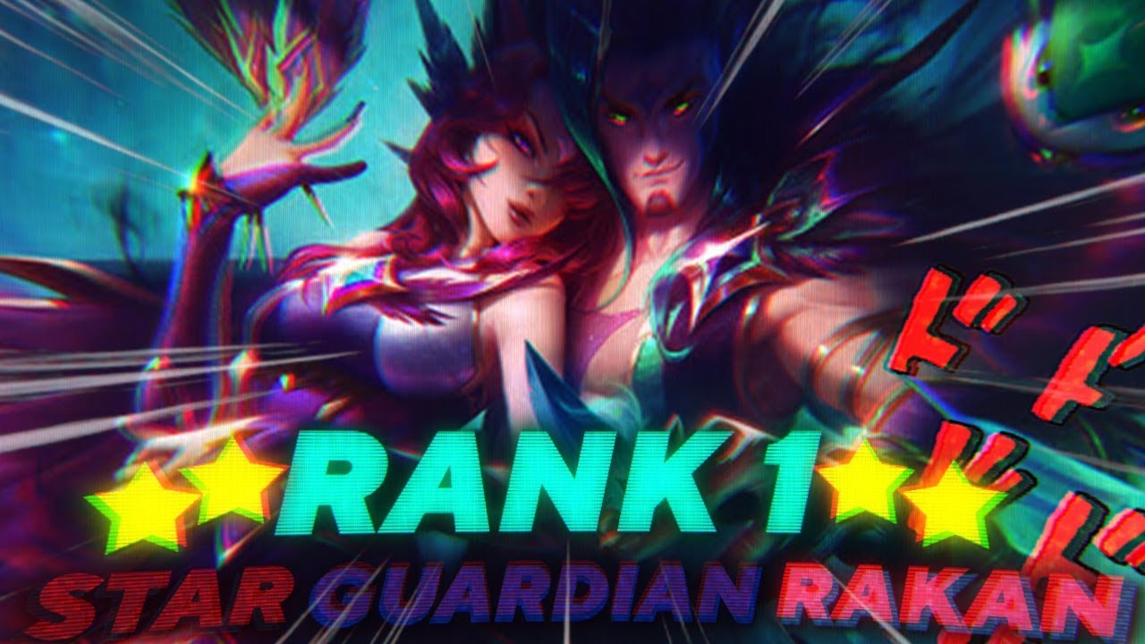 #1 Rakan tries STAR GUARDIAN RAKAN skin! - HARD CARRY in high challenger!