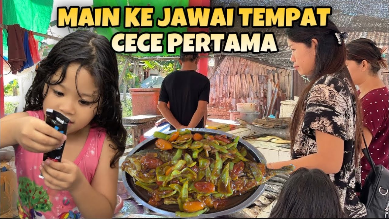 BELANJA KE PESAR BUAT MASAK DIRUMAH CE DESY DAN BAWA PONAKAN PERGI JAJAN
