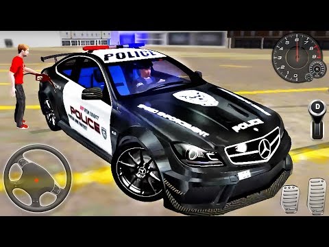Police Car Mercedes S63 Driving Hot Pursuit Simulator 3D Android GamePlay 