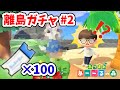 【あつ森】マイル旅行券100枚使ってレア住民を誘う【離島ガチャ #2】【あつまれどうぶつの森】