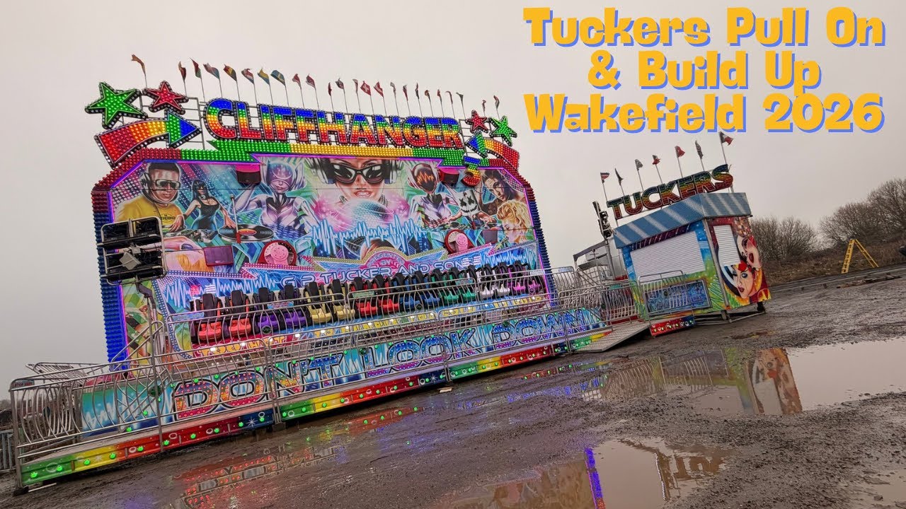 GR Tucker FunFair Valentines FunPark Wakefield 2026 - First Pull‑On & Build‑Up