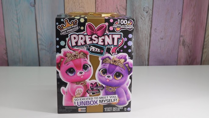 Present Pets Raimbow Glitter peluche interactive