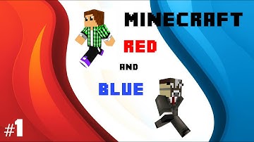 Minecraft: Red & Blue Adventure Map! w/Nick & Zach! Part 1 - REDSTONE TORCH