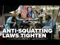 States tighten anti squatting laws amid calls for faster removal