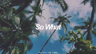 So What | BTS (방탄소년단) English Lyrics