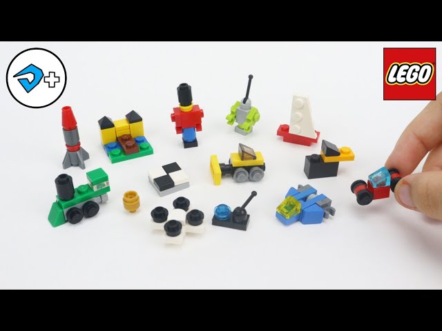 LEGO TOYS to minifigures - TUTORIAL (lego mini builds) 
