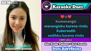 Karaoke duet dangdut Aku Rindu padamu-Evie Tamala || Cover song BabyShim || aplikasi Smule screenshot 4