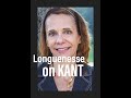 (VIDEO) BOOK TALK 28: IMMANUEL KANT with Béatrice Longuenesse (NYU) | Think About It by Uli Baer