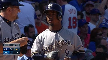 MIL@CHC: Segura goes 4-for-5 with two RBIs