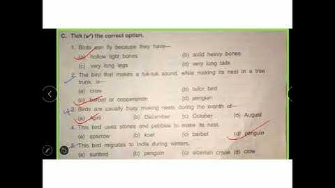STD  3 SCIENCE Topic Birds and their nest part9