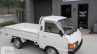 1985 Toyota LiteAce CM21 truck 3/4 ton 750kg payload. 4K-J 1300cc Amazing!