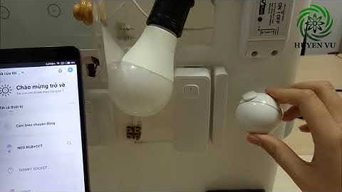 Hướng dẫn kết hợp ngữ cảnh cảm biến phát hiện có người đèn tự động sáng (WP1 + WB1)