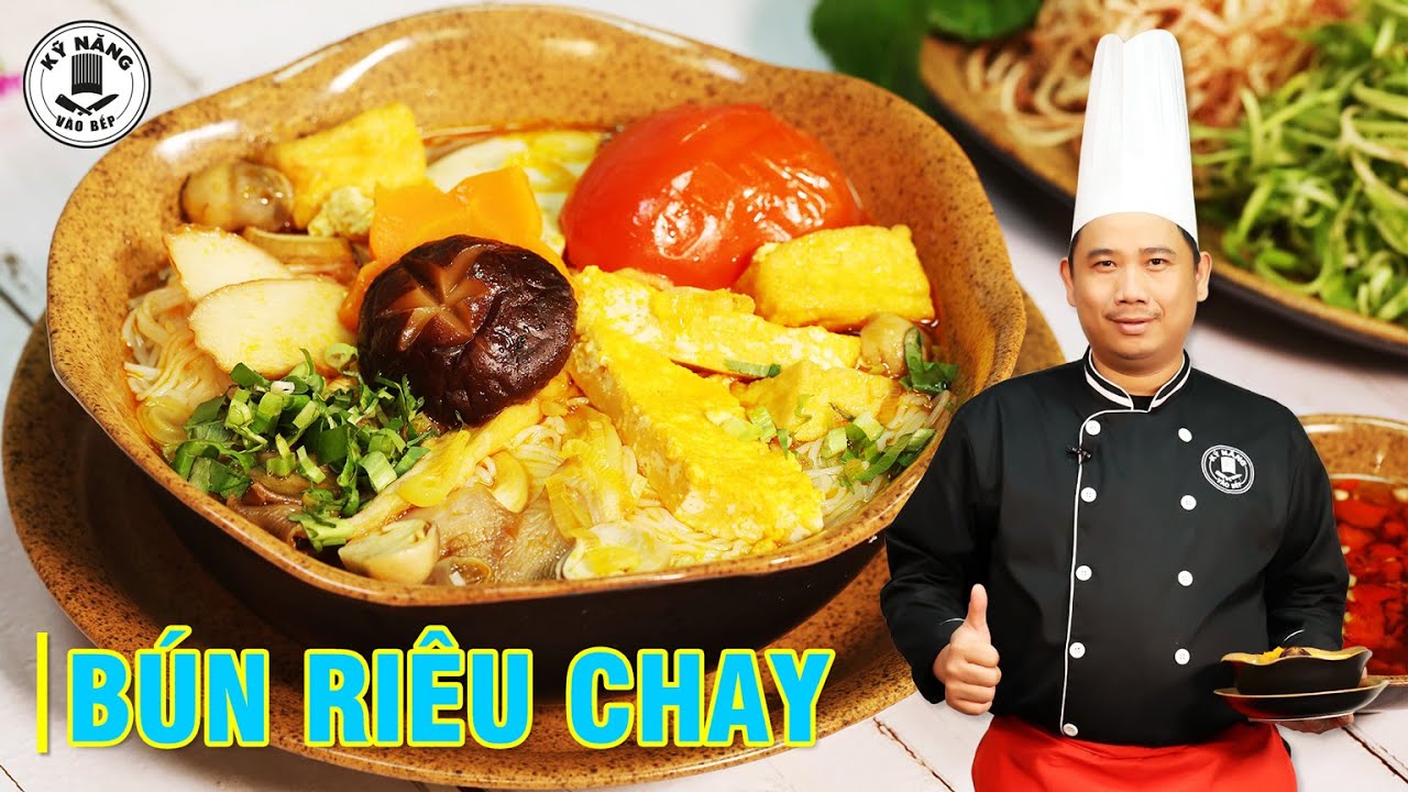 Hướng dẫn Cách nấu bún riêu chay – Cách nấu Bún riêu chay – Kỹ Năng Vào Bếp – Dạy học nấu ăn Netspace