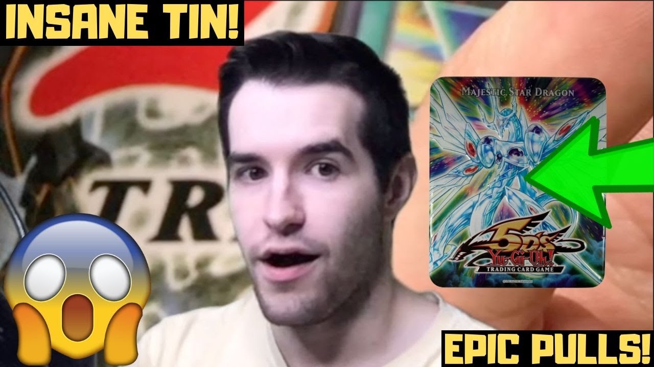 THIS TIN WAS LOADED! 2009 Majestic Star Dragon Tin! 1st Ed Stardust  Overdrive Yugioh Cards Opening!