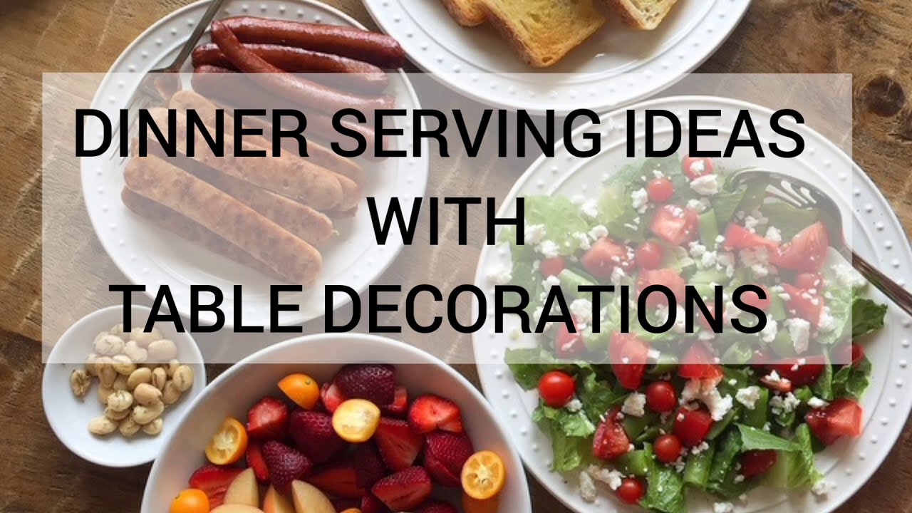 New Ideas For Table Decorations Best For Lunch And Dinner Cooking With Q And E YouTube