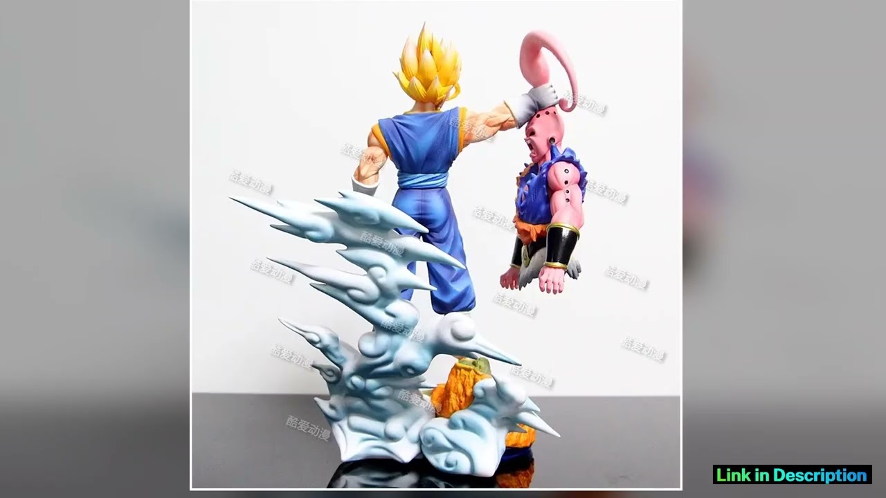 NEW Son Goku Figure Dragon Ball Anime Super Saiyan Goku Vs Majin Buu Action Figures Statue Collecti