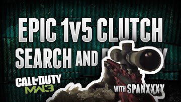 Modern Warfare 3 (MW3) : SnD Dome - Epic MSR 1v5 Clutch (Gameplay Commentary)