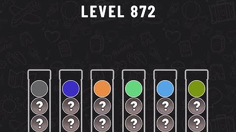 Ball Sort Puzzle Level 872 #ballsortpuzzle #ballsortpuzzlegameplay #puzzlegame #mobile games