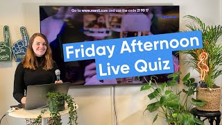 Friday Fun Quiz with Mentimeter