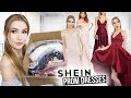 TRYING ON SHEIN PROM DRESSES!! *Success...kinda*