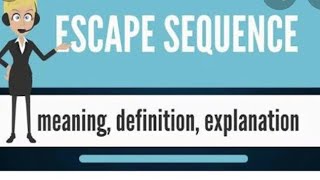 Escape sequences of C language in Telugu.