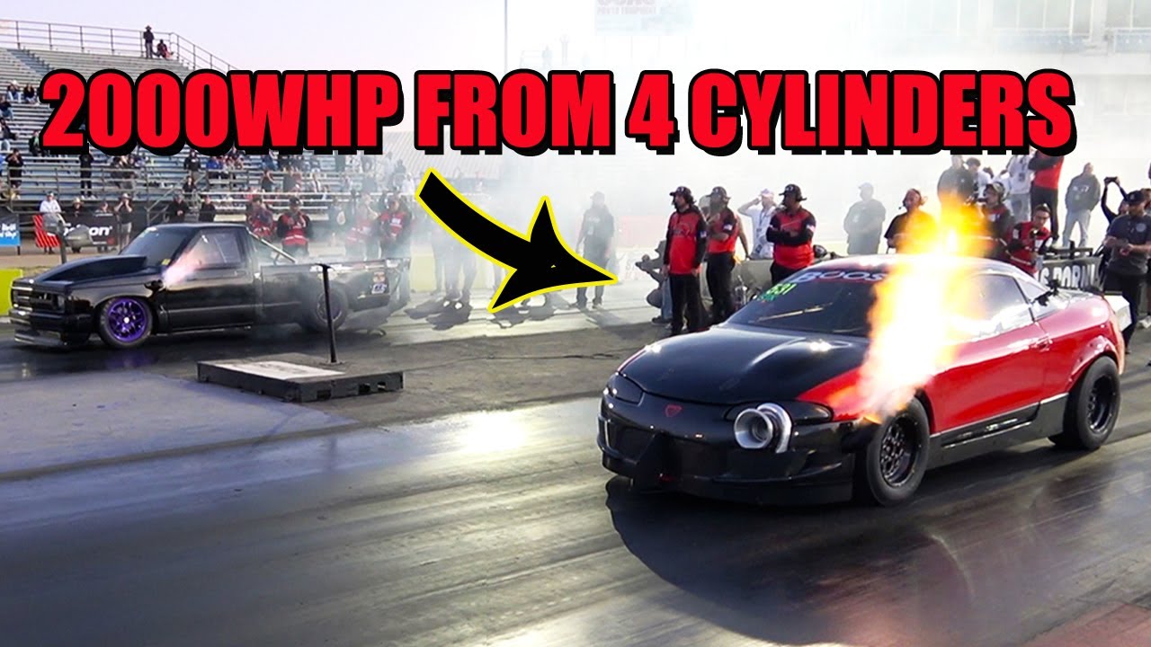 RED DEMON 4 CYL EAGLE TALON GONE FROM 205HP to 2000HP !!