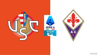 CREMONESE vs FIORENTINA 🔴DIRETTA LIVE  SERIE A TELECRONACA STATISTICHE &amp; PARTITA LIVE