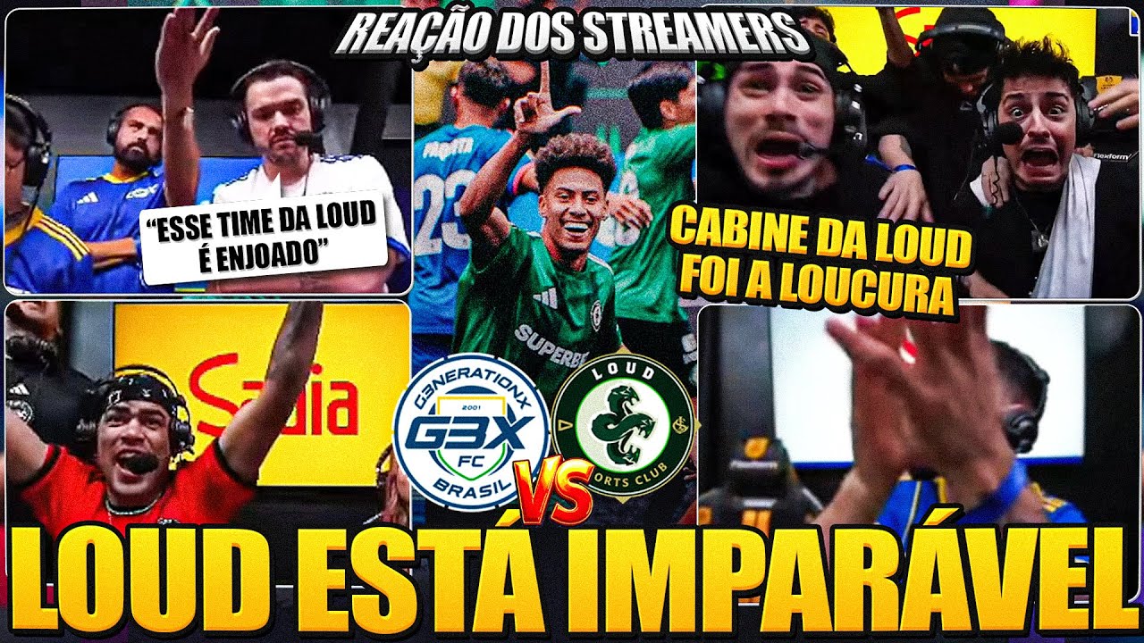 REAÇÃO dos STREAMERS a LOUD HUMILHANDO A G3X SEM PENA NA KINGS LEAGUE