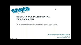 Famous Responsible Incremental Development: why empowering small-scale developers is good policy. Profile