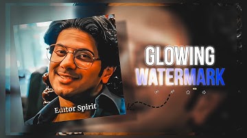 Glowing Watermark Tutorial In Alight Motion