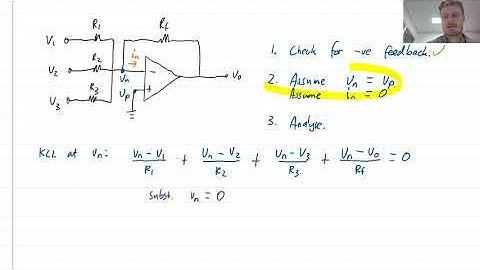 EG1012 Week 9 Video 1 - The summing amplifier circuit