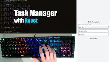 React Basics - Task Manager (No Talking, ASMR Coding)