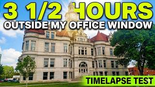 3 Hours Outside My Office Window. Time Lapse Test With My Old Gopro 5 Hero