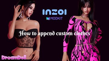 InZoi Modkit | How to append custom clothes tutorial