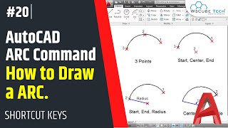 AutoCAD ARC Command | How to Draw an ARC (Easy Way) | Shortcut Key to Draw ARC
