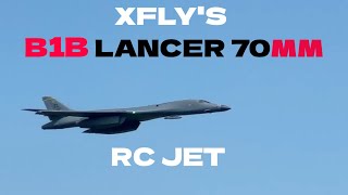 XFlys B1B Lancer 70mm remote control jet.