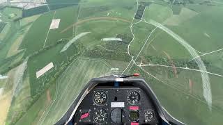 Glider Aerobatic aerobatics flight taken by my student pilot. I'm flying from the rear seat of ASK21